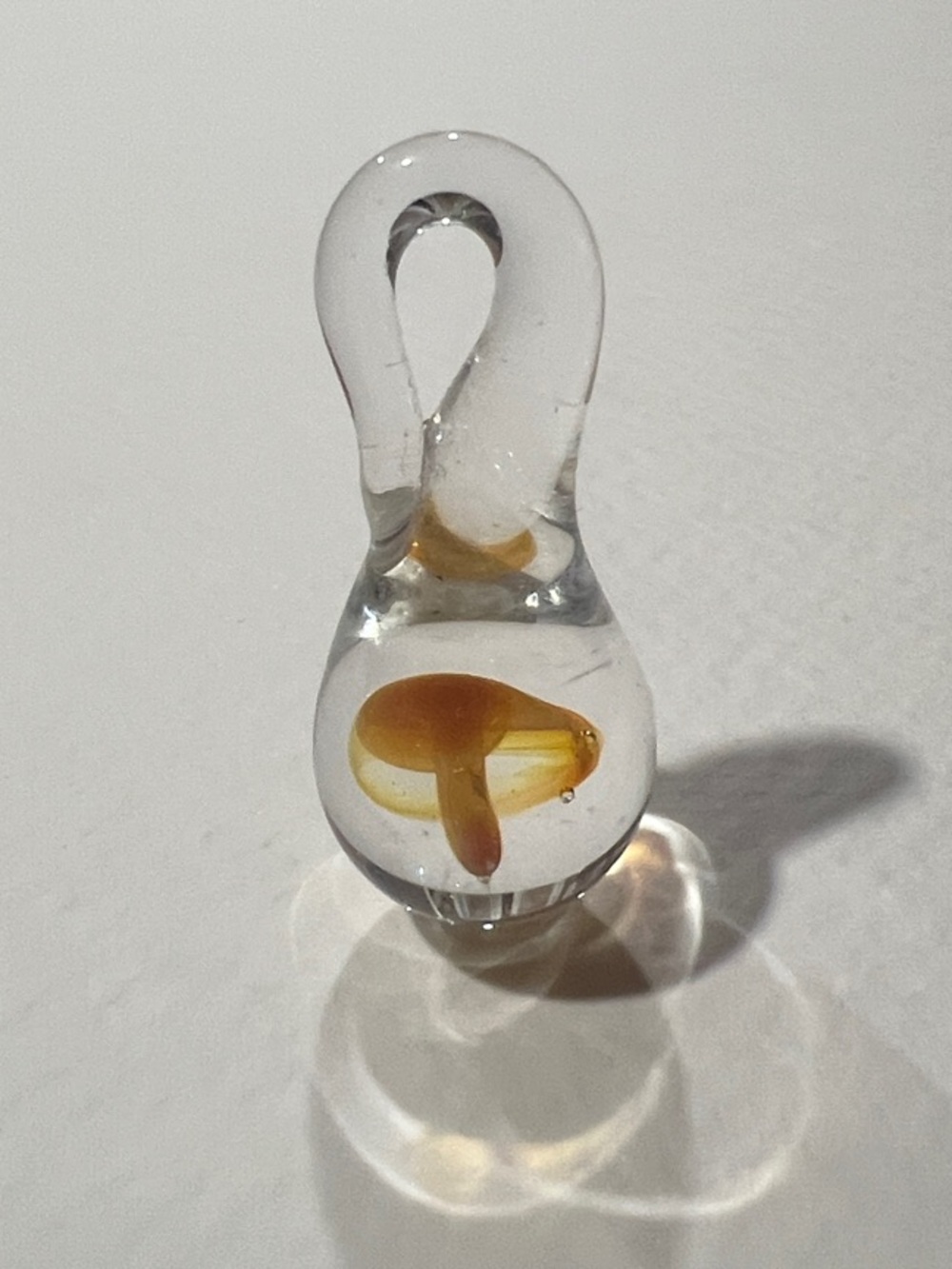 Glass Mushroom Pendant - Picture 1 of 5